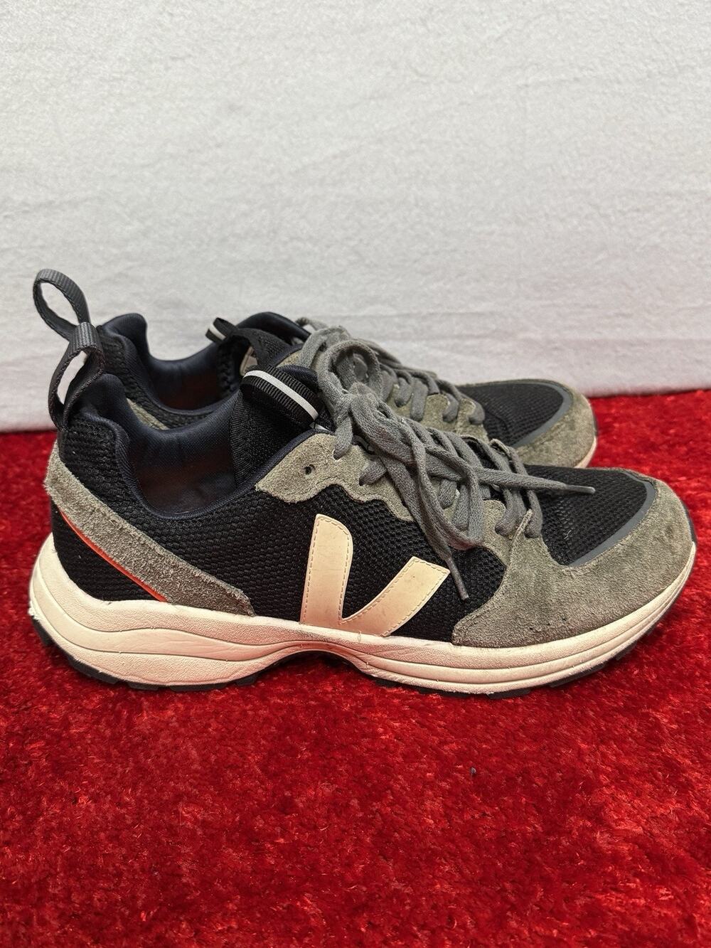 VEJA Venturi Recycled Textile Mesh Suede Graphite Shoes Men Size 12